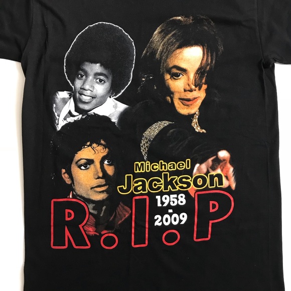 Michael Jackson Tee 1958-2009 R.I.P. Size M - Picture 2 of 4